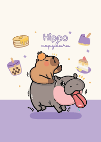 Baby Hippo & Capybara Hungry!