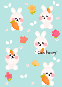 Cute bunny & Cute carrot