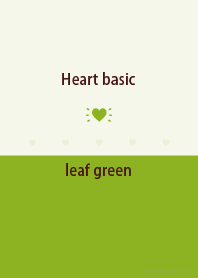 Heart basic リーフ グリーン