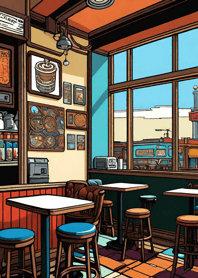 Cozy Coffee shop EcFad9