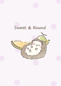 Hedgehog&Melon:purple dot