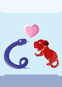 ekst blue (snake) love red (tiger)