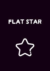 FLAT STAR / Black