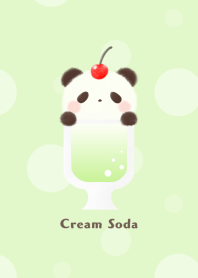 クリームソーダ -パンダ- メロン バブル