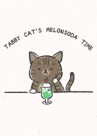 Tebby Cat's Melonsoda Time