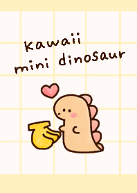 Cute mini dinosaurs