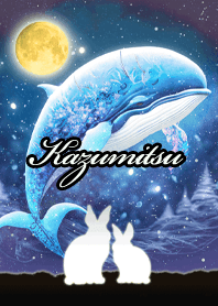 Kazumitsu Beautiful rabbit & whale