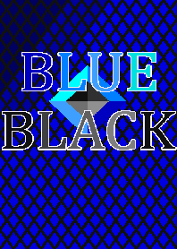 Color Wall Series Blue & Black No.2