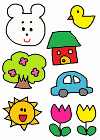 レトロベア(ホワイト）