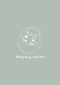 Hedgehog and Hat -panda- smoky green
