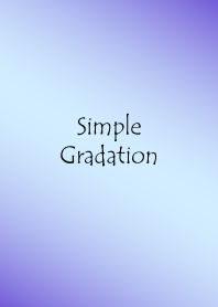Simple Gradation -Shiny Purple-