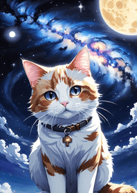 Night Moon Star Cat E9d05a