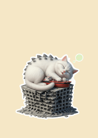 ねこザウルスのひるねタイム