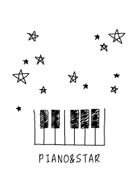 PIANO&STAR white+black