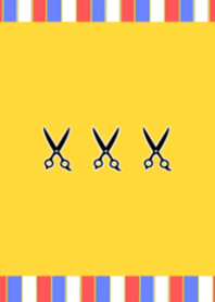 Happy barber
