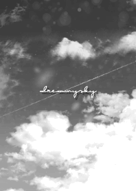 dreamy sky - black