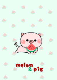 melon & pig