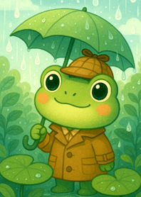 วันฝนตกของนักสืบกบ