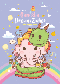 Ganesha & Dragon Zodiac _ Wealth