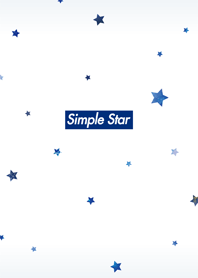 Simple Star -BLUE-*