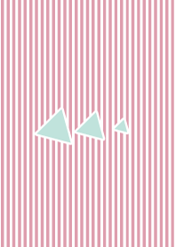 Pastel color stripe-pink-