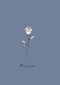 Rose / gray blue