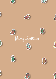 christmas socks2 / burly wood