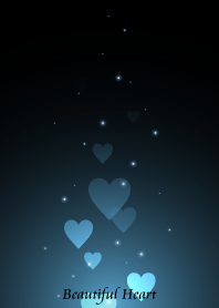 - Beautiful Azure Blue Heart -