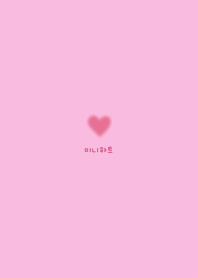 mini heart (pink)
