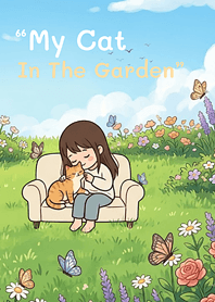 My Cat and the Flower Garden