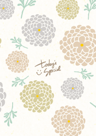 3 colored flowers leaves9 from Japan