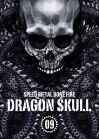Dragon skull Speed metal bone fire 09