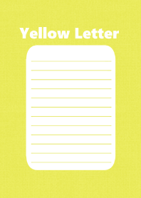 Yellow letter