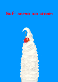 Soft serve ice cream(Summer version)