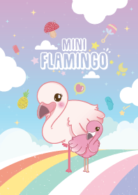 Flamingo Sky Rainbow Lavender