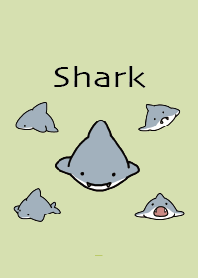 Yellow Green : Simple shark.