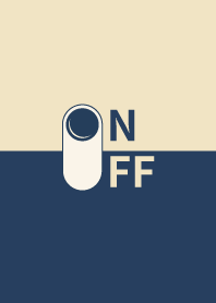 極簡風格-藍 ON/OFF