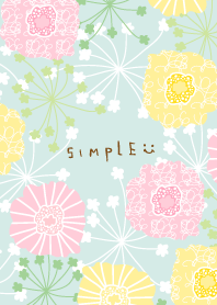 North European floral Green smile4 Japan