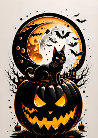 halloween cat 81AD79