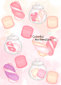 Happy colorful marshmallow 28