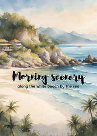 Morning scenery in sea