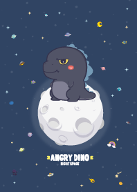 Angry Dino Night Space Star