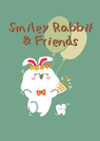 White Smiley Rabbit