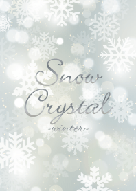 Snow Crystal White 3 -winter-