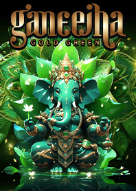 GANESHA Lucky theme Gold-Green