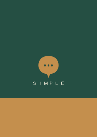 シンプル（brown green)V.1318