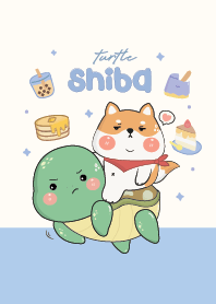 Shiba & Turtle