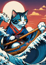 Lautan Kucing Ukiyo-e 28