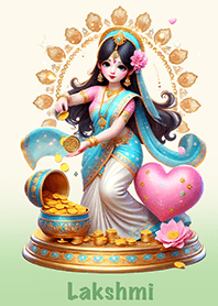 Goddess Lakshmi, never short of money
