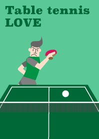 I love table tennis! Table tennis player